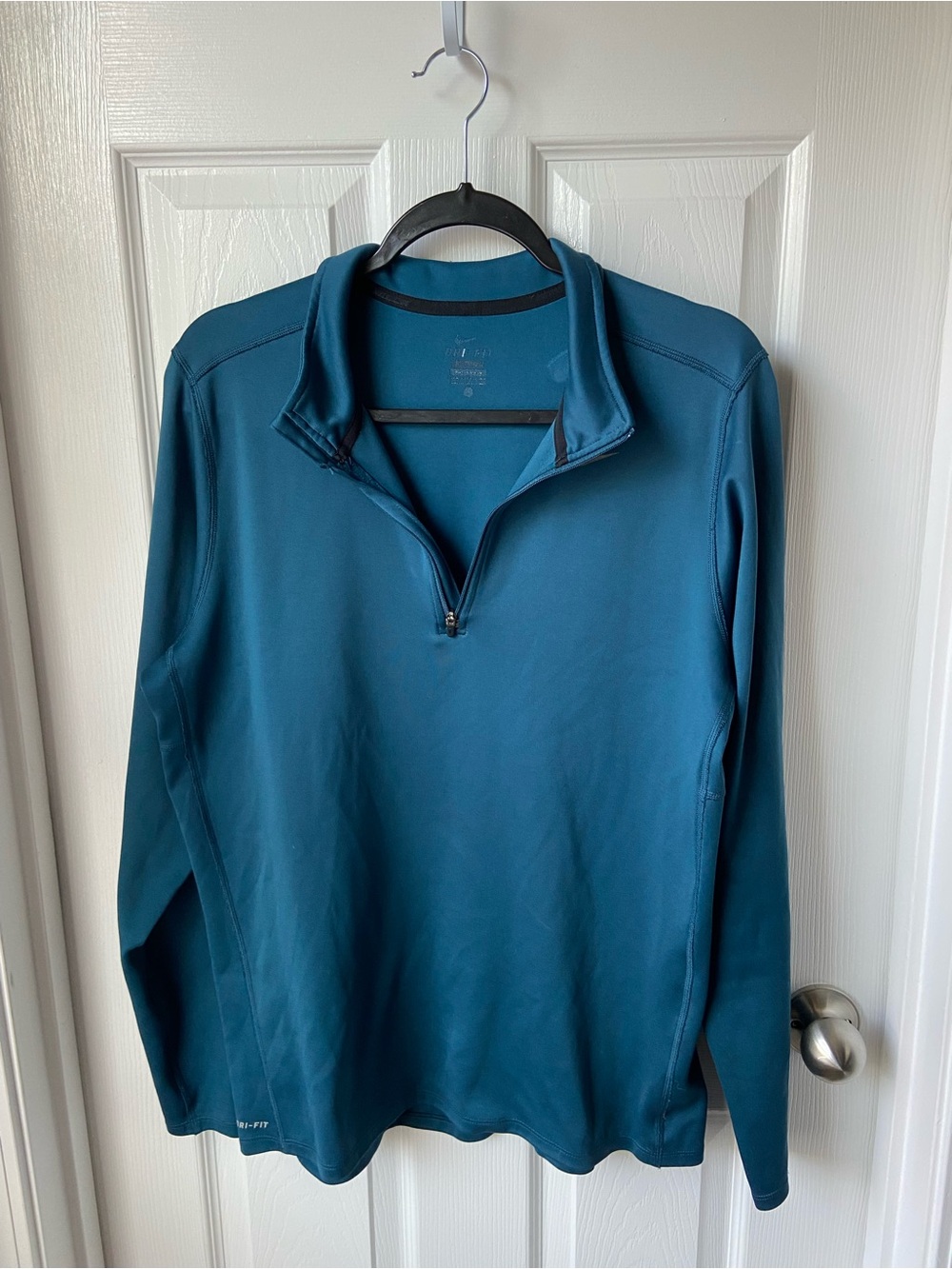 Nike Teal Quarter-Zip Pullover